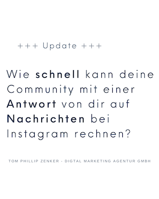 Blogartikel Instagram Antwortzeit_Bei Instagram auf Nachrichten reagieren