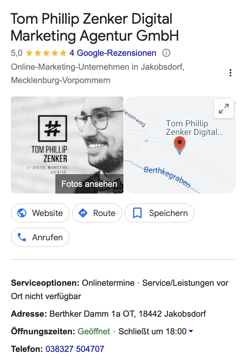 Google Business Profil TPZ