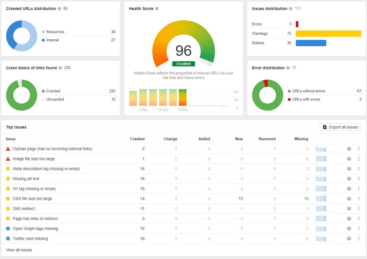 SEO Agentur Site Audit Webseitenperformance