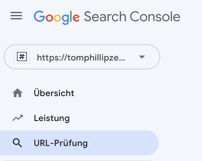 Google Search Console URL Prüfung