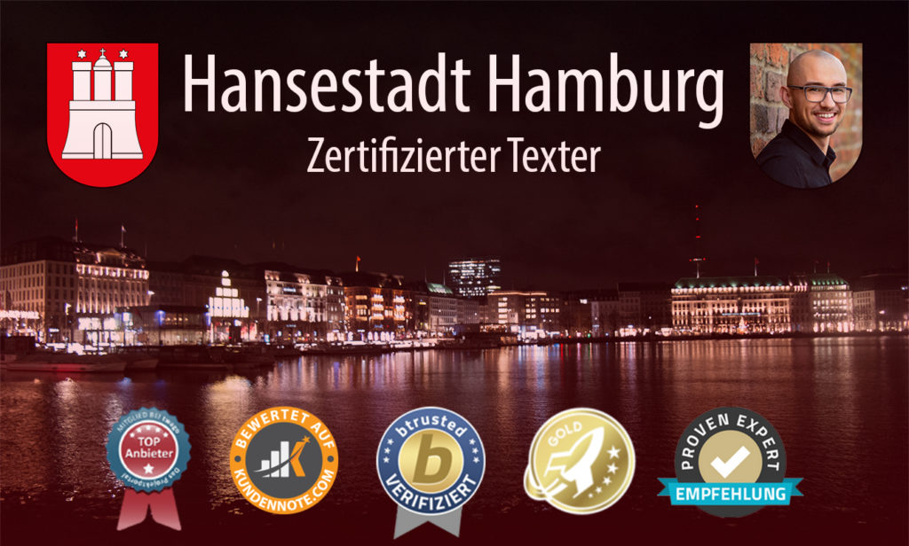 Freelancer: Freier Texter & Ghostwriter in der Hansestadt Hamburg. SEO Texte, Website Texte, Unique Content für HH.